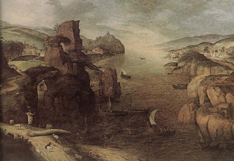 Pieter Bruegel Christ appears in the sea Tiberias